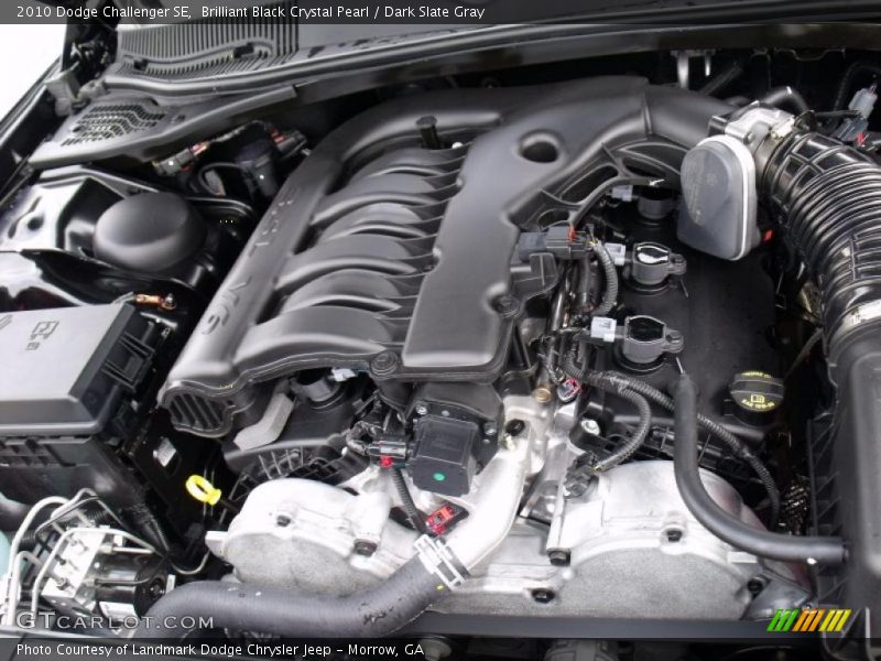 Brilliant Black Crystal Pearl / Dark Slate Gray 2010 Dodge Challenger SE