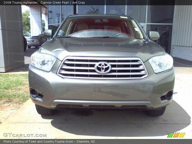 Cypress Green Pearl / Ash Gray 2008 Toyota Highlander
