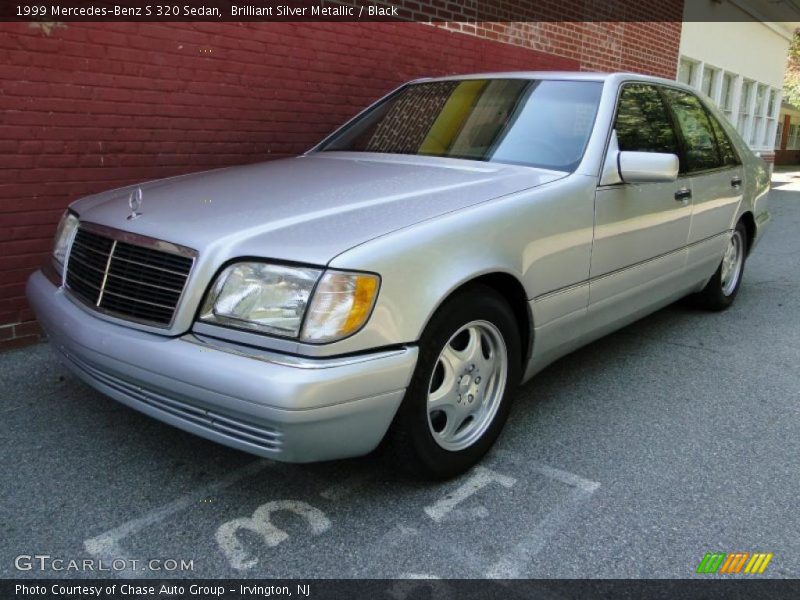 Brilliant Silver Metallic / Black 1999 Mercedes-Benz S 320 Sedan