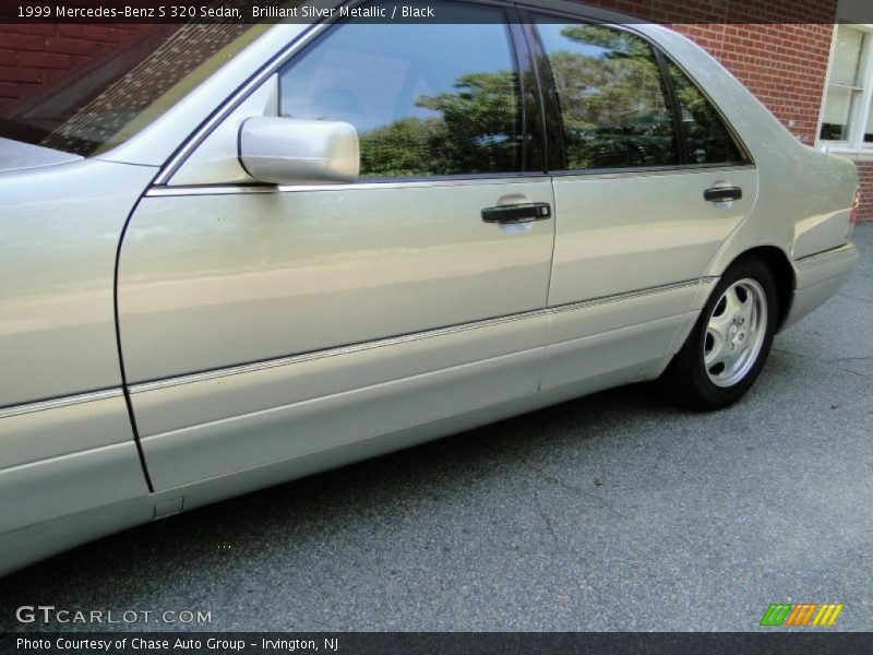 Brilliant Silver Metallic / Black 1999 Mercedes-Benz S 320 Sedan