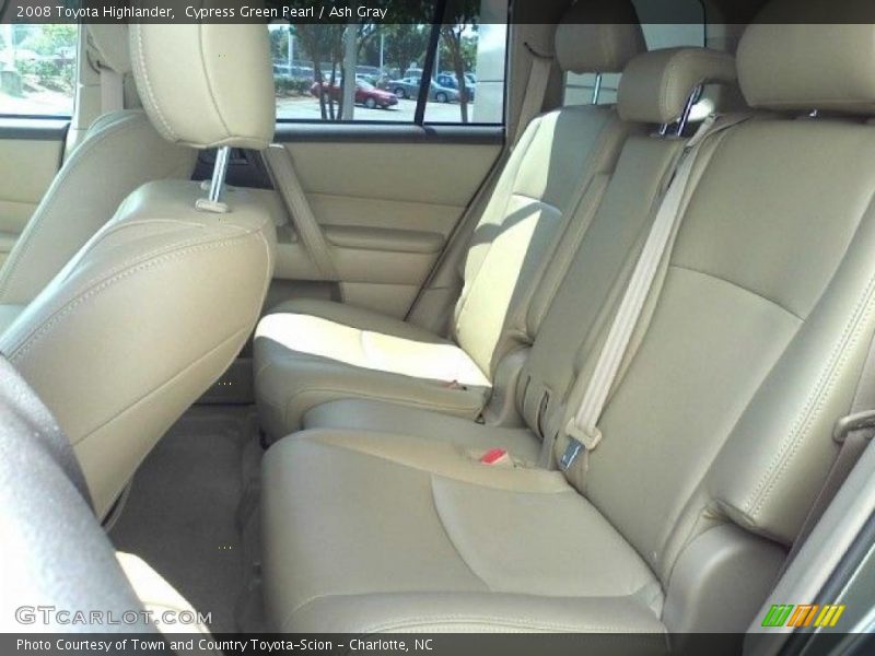 Cypress Green Pearl / Ash Gray 2008 Toyota Highlander