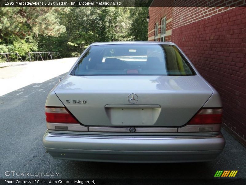 Brilliant Silver Metallic / Black 1999 Mercedes-Benz S 320 Sedan