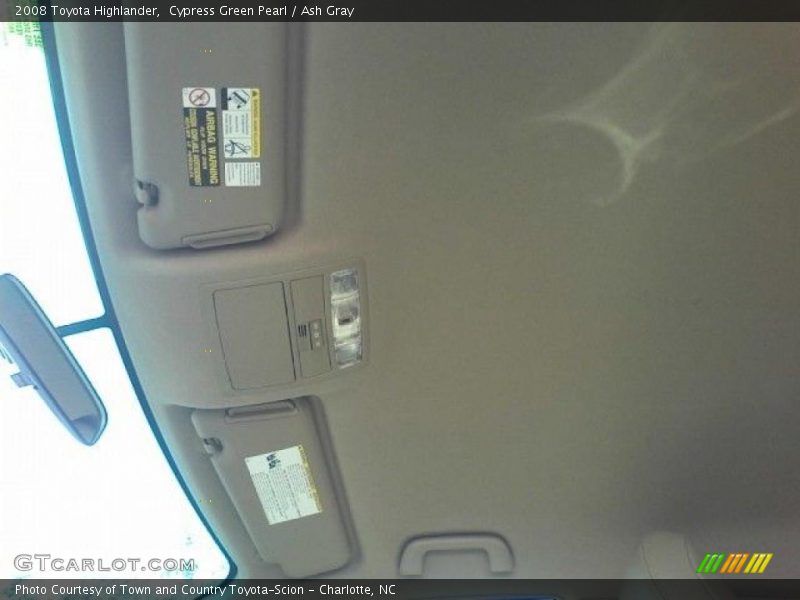Cypress Green Pearl / Ash Gray 2008 Toyota Highlander