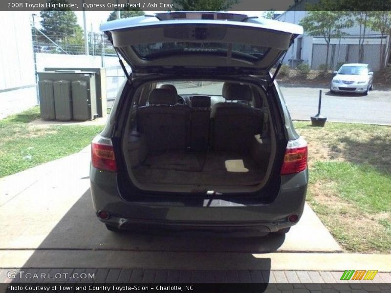 Cypress Green Pearl / Ash Gray 2008 Toyota Highlander