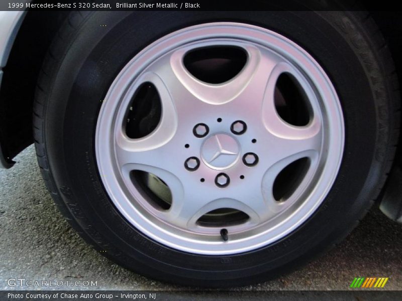 Brilliant Silver Metallic / Black 1999 Mercedes-Benz S 320 Sedan
