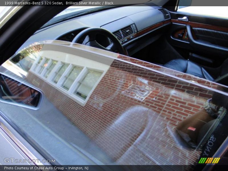 Brilliant Silver Metallic / Black 1999 Mercedes-Benz S 320 Sedan