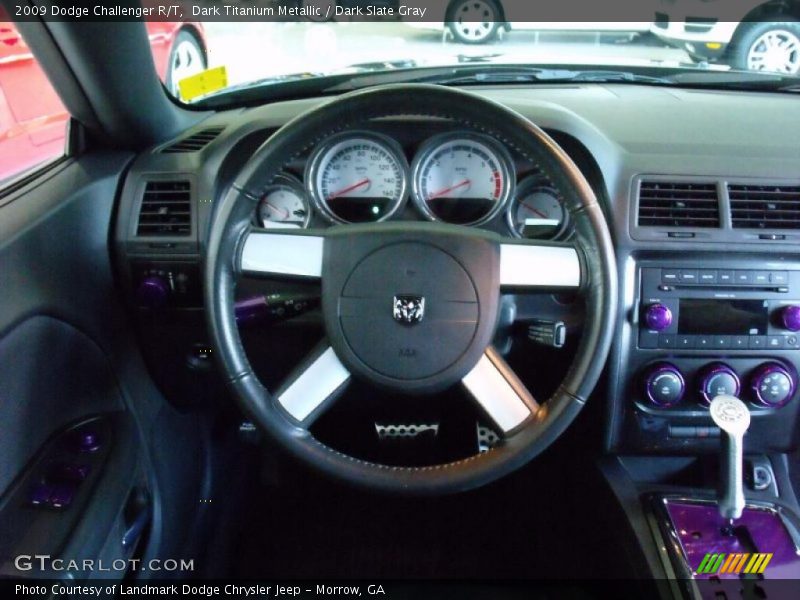 Dark Titanium Metallic / Dark Slate Gray 2009 Dodge Challenger R/T