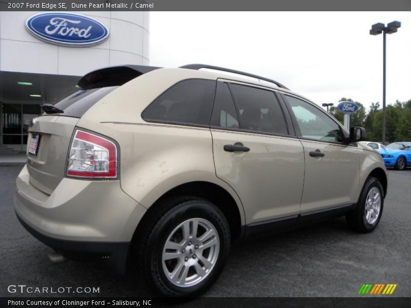 Dune Pearl Metallic / Camel 2007 Ford Edge SE