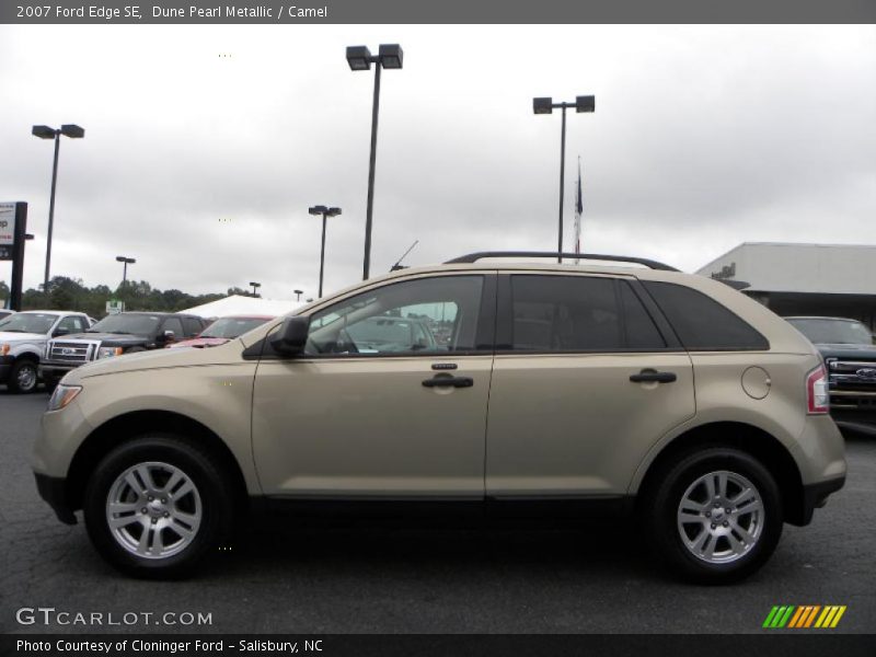 Dune Pearl Metallic / Camel 2007 Ford Edge SE