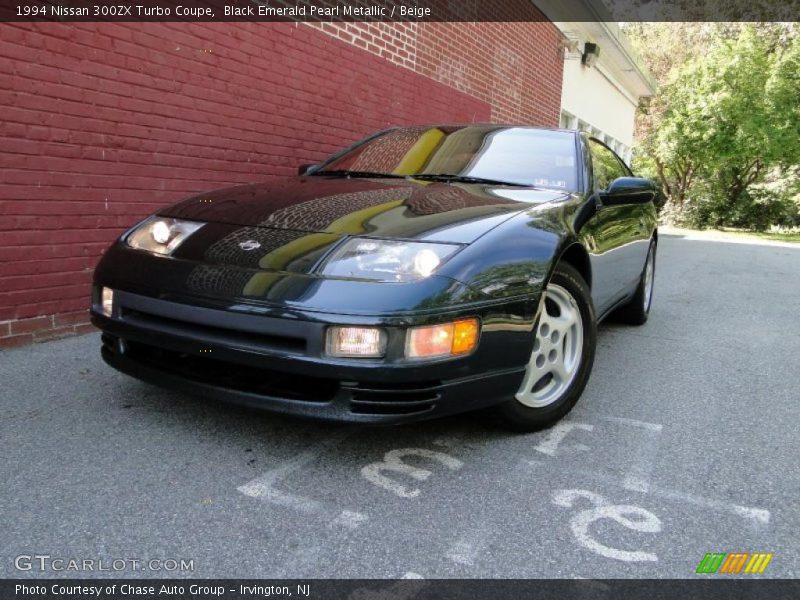 Black Emerald Pearl Metallic / Beige 1994 Nissan 300ZX Turbo Coupe