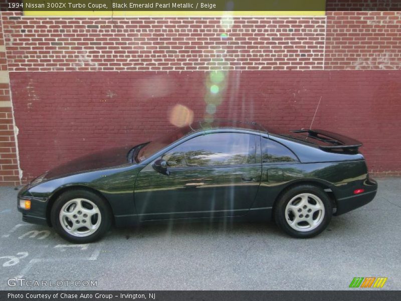 Black Emerald Pearl Metallic / Beige 1994 Nissan 300ZX Turbo Coupe