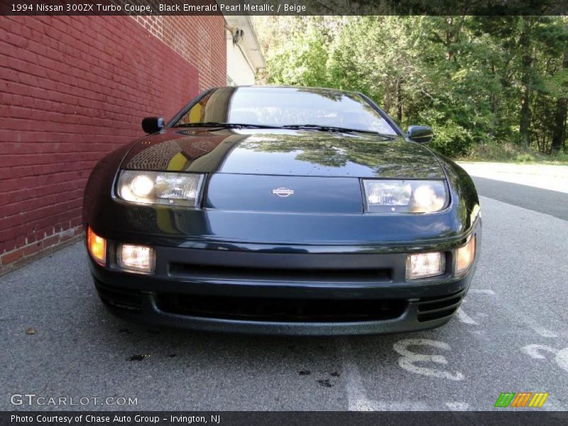 Black Emerald Pearl Metallic / Beige 1994 Nissan 300ZX Turbo Coupe