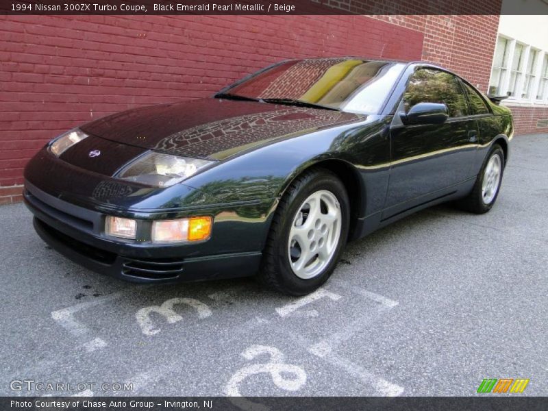 Black Emerald Pearl Metallic / Beige 1994 Nissan 300ZX Turbo Coupe