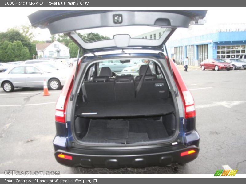 Royal Blue Pearl / Gray 2008 Honda CR-V LX