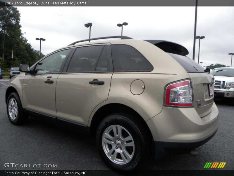 Dune Pearl Metallic / Camel 2007 Ford Edge SE