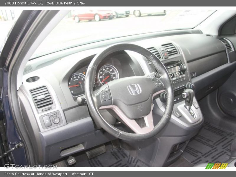 Royal Blue Pearl / Gray 2008 Honda CR-V LX