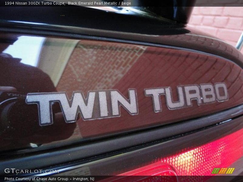 Black Emerald Pearl Metallic / Beige 1994 Nissan 300ZX Turbo Coupe