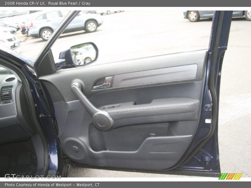 Royal Blue Pearl / Gray 2008 Honda CR-V LX