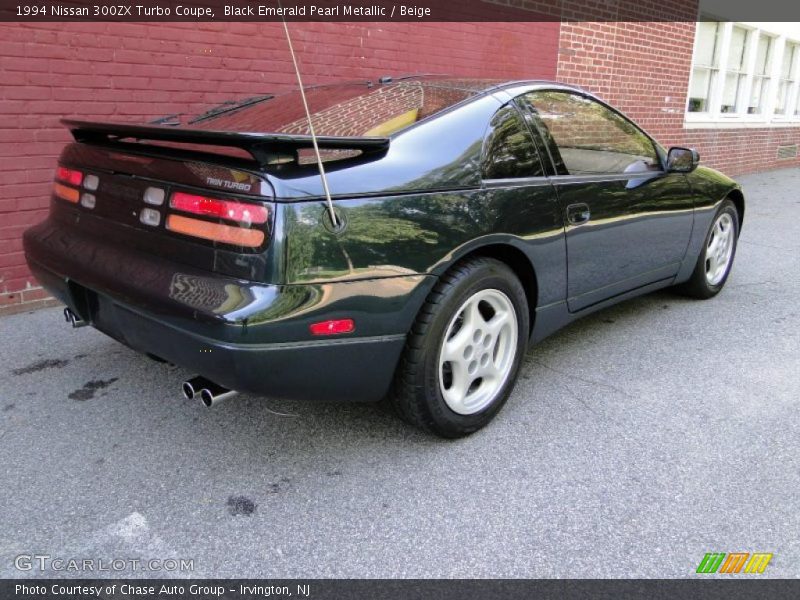 Black Emerald Pearl Metallic / Beige 1994 Nissan 300ZX Turbo Coupe