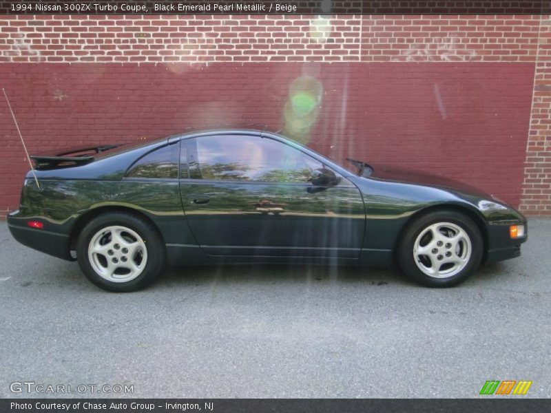 Black Emerald Pearl Metallic / Beige 1994 Nissan 300ZX Turbo Coupe