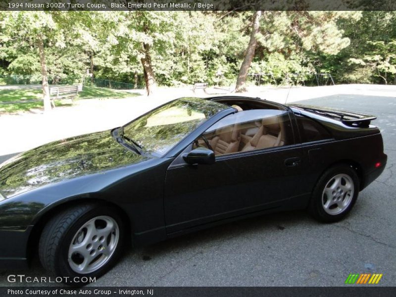 Black Emerald Pearl Metallic / Beige 1994 Nissan 300ZX Turbo Coupe