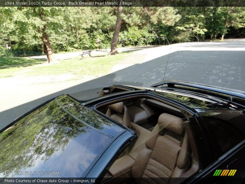 Black Emerald Pearl Metallic / Beige 1994 Nissan 300ZX Turbo Coupe