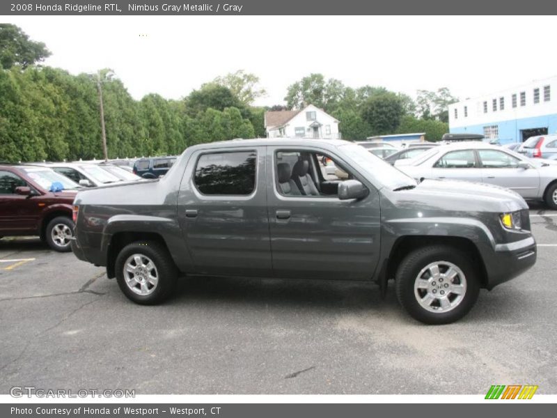 Nimbus Gray Metallic / Gray 2008 Honda Ridgeline RTL
