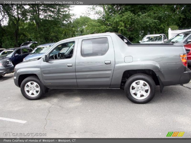 Nimbus Gray Metallic / Gray 2008 Honda Ridgeline RTL