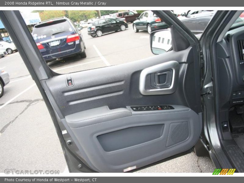 Nimbus Gray Metallic / Gray 2008 Honda Ridgeline RTL