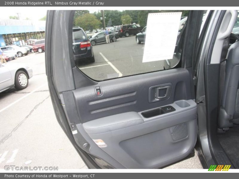 Nimbus Gray Metallic / Gray 2008 Honda Ridgeline RTL