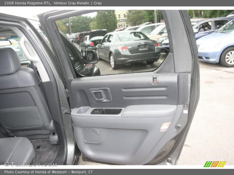 Nimbus Gray Metallic / Gray 2008 Honda Ridgeline RTL