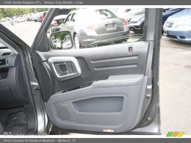 Nimbus Gray Metallic / Gray 2008 Honda Ridgeline RTL