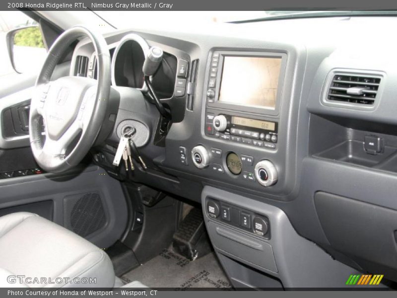 Nimbus Gray Metallic / Gray 2008 Honda Ridgeline RTL