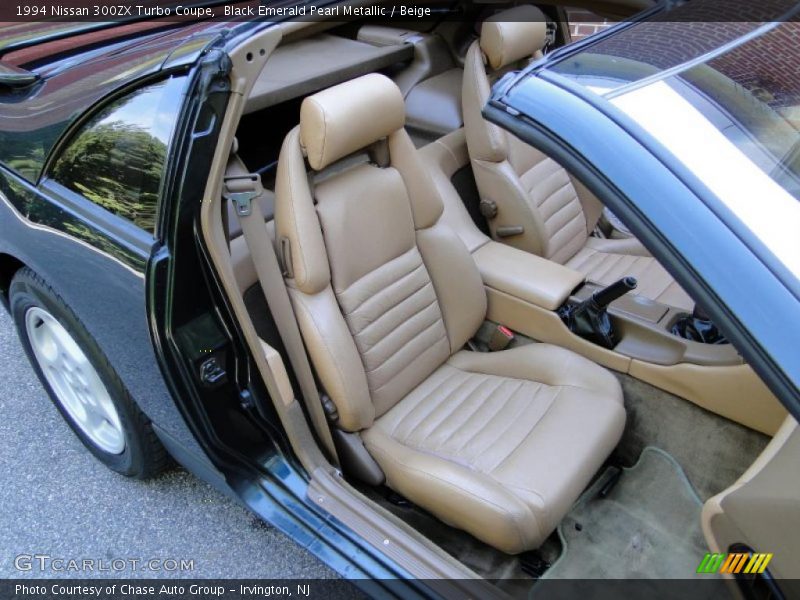 Black Emerald Pearl Metallic / Beige 1994 Nissan 300ZX Turbo Coupe