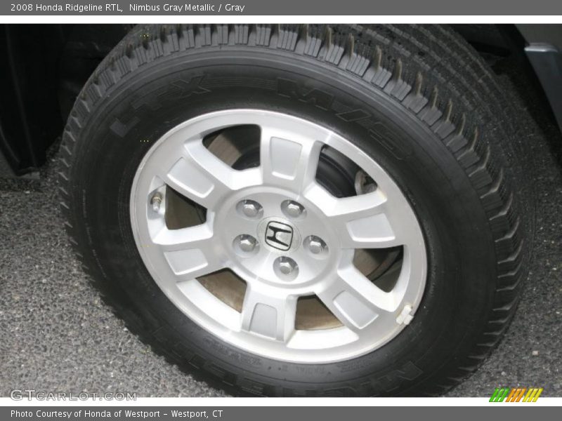 Nimbus Gray Metallic / Gray 2008 Honda Ridgeline RTL