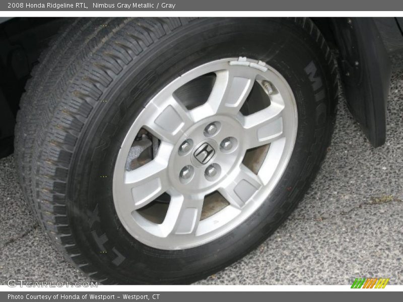 Nimbus Gray Metallic / Gray 2008 Honda Ridgeline RTL