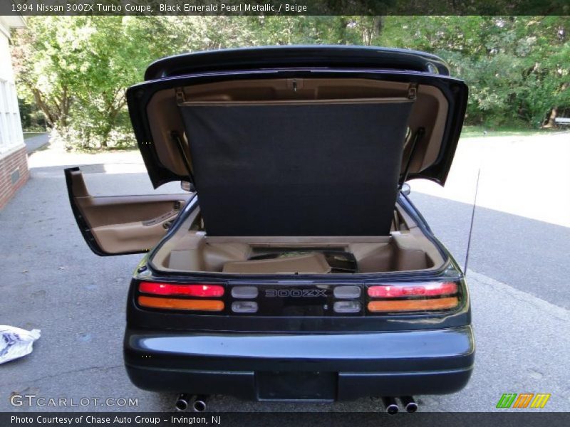 Black Emerald Pearl Metallic / Beige 1994 Nissan 300ZX Turbo Coupe
