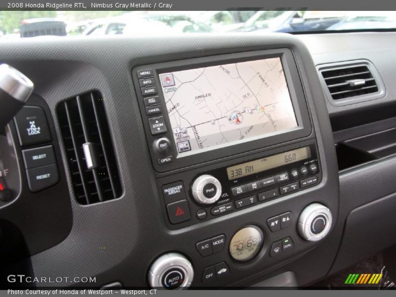 Nimbus Gray Metallic / Gray 2008 Honda Ridgeline RTL