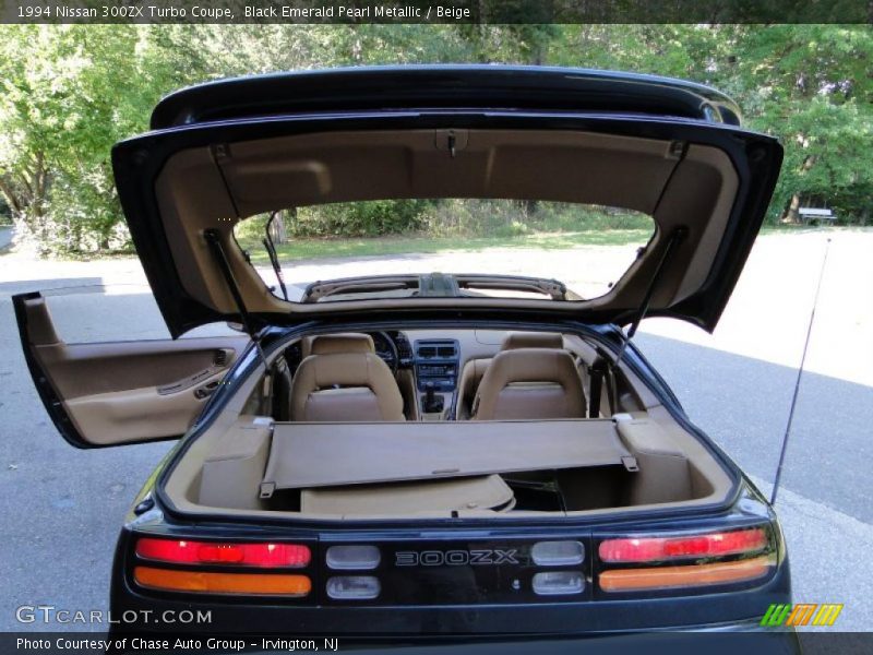Black Emerald Pearl Metallic / Beige 1994 Nissan 300ZX Turbo Coupe