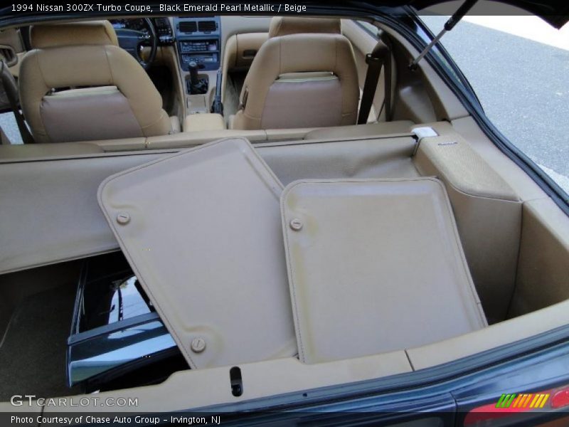 Black Emerald Pearl Metallic / Beige 1994 Nissan 300ZX Turbo Coupe