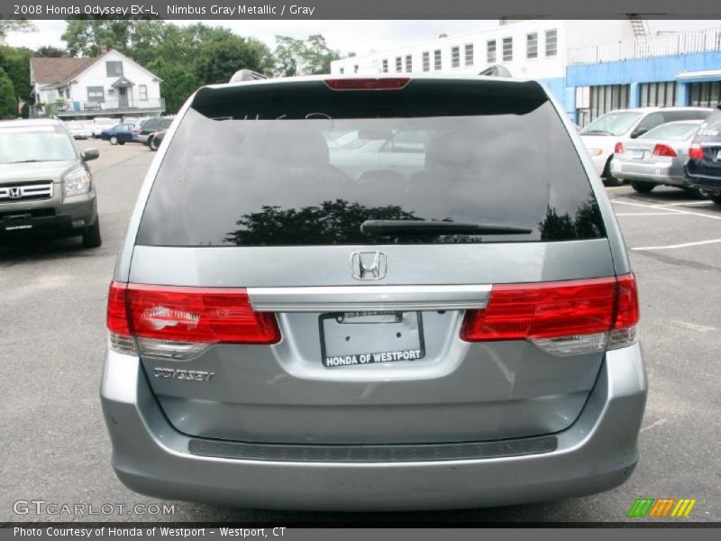 Nimbus Gray Metallic / Gray 2008 Honda Odyssey EX-L