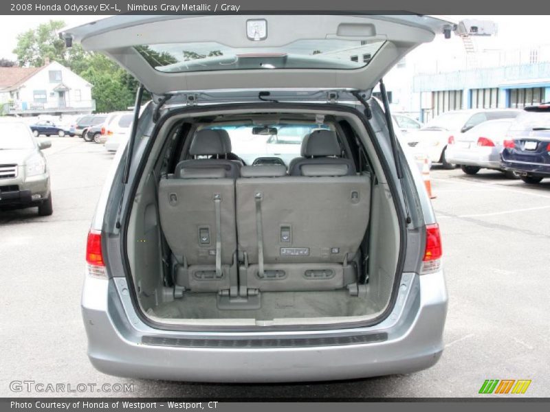 Nimbus Gray Metallic / Gray 2008 Honda Odyssey EX-L