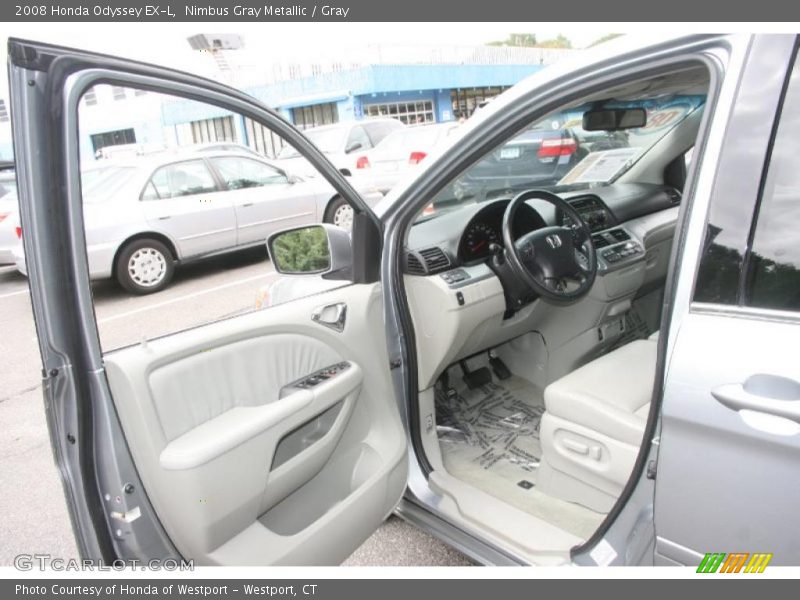 Nimbus Gray Metallic / Gray 2008 Honda Odyssey EX-L