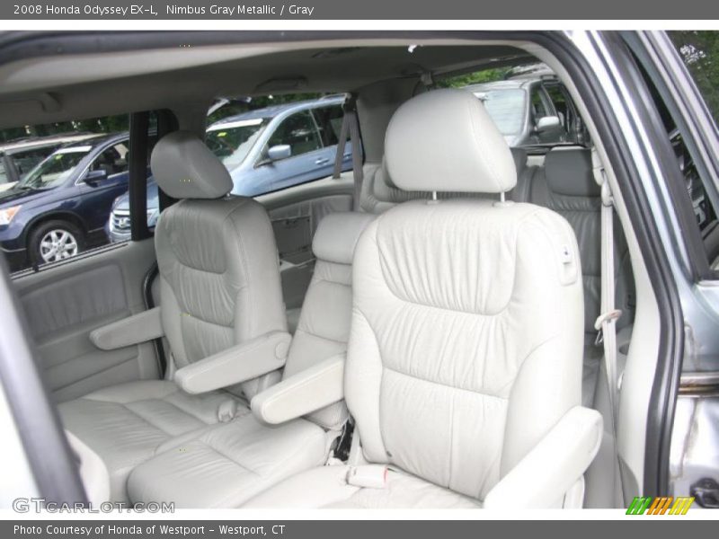Nimbus Gray Metallic / Gray 2008 Honda Odyssey EX-L