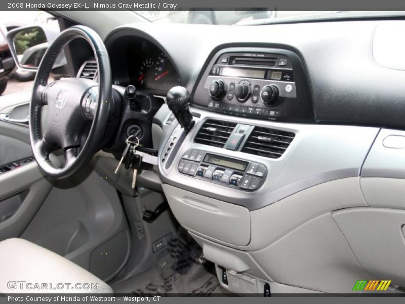 Nimbus Gray Metallic / Gray 2008 Honda Odyssey EX-L