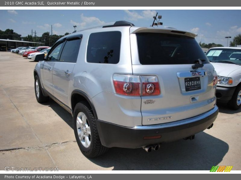 Quicksilver Metallic / Ebony 2010 GMC Acadia SLE