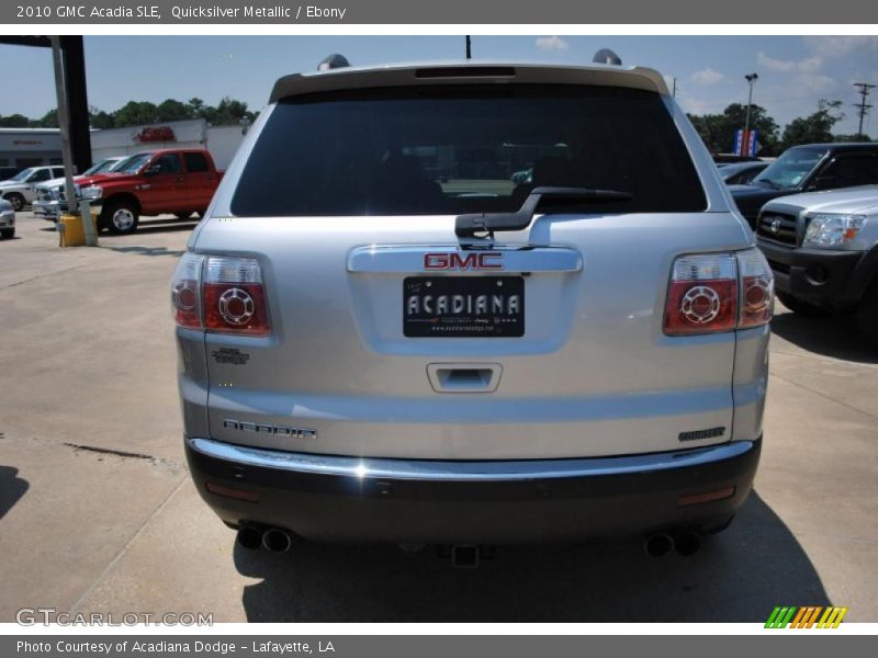 Quicksilver Metallic / Ebony 2010 GMC Acadia SLE