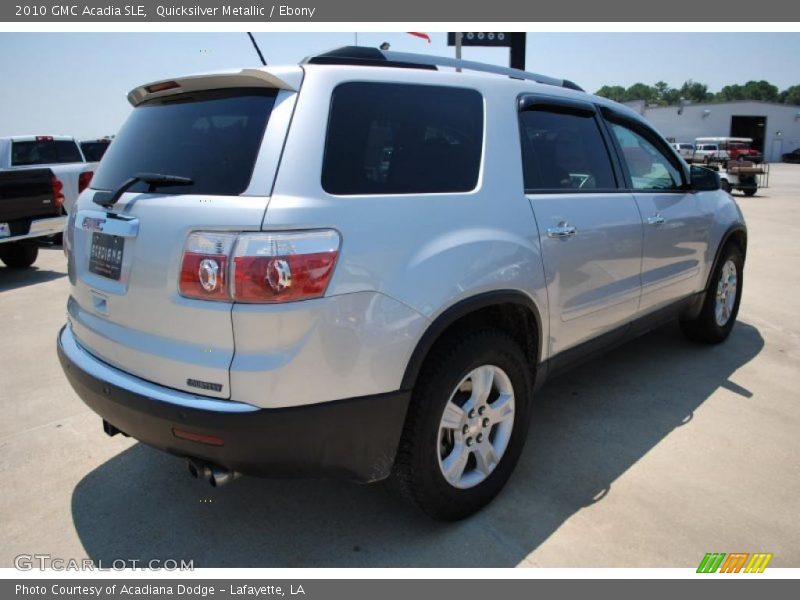 Quicksilver Metallic / Ebony 2010 GMC Acadia SLE