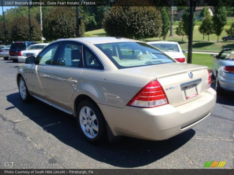 Dune Pearl Metallic / Pebble 2007 Mercury Montego