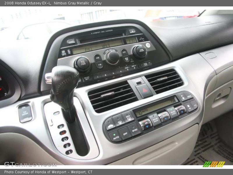 Nimbus Gray Metallic / Gray 2008 Honda Odyssey EX-L